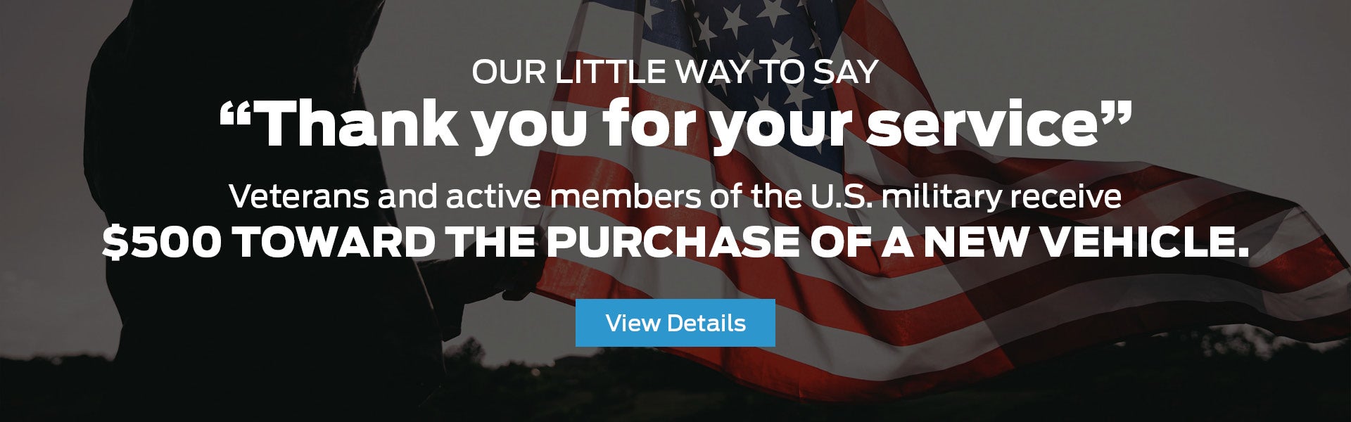 Veterans and active members of the U.S. military receive $50